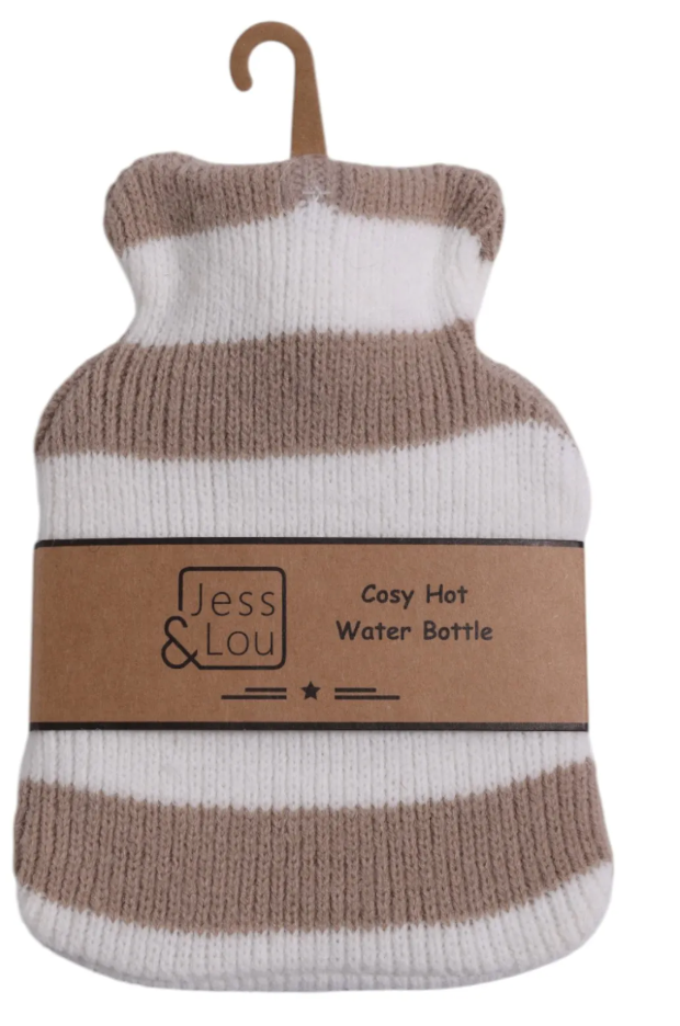 Mini Hot Water Bottle - Taupe