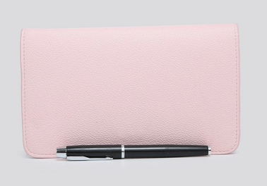 Premium Vegan Leather Purse - Baby Pink