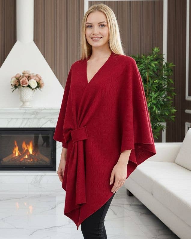 Knot Wrap Cape Poncho Style