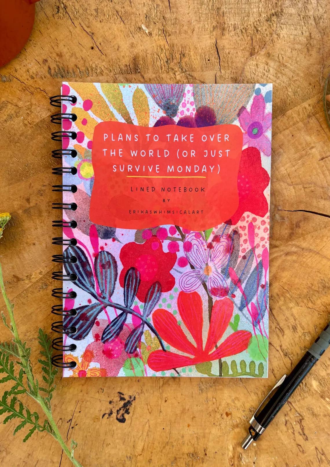 Plans to Take Over the World Notebook
