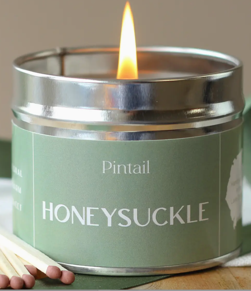 Honeysuckle Candle - Classic Tin