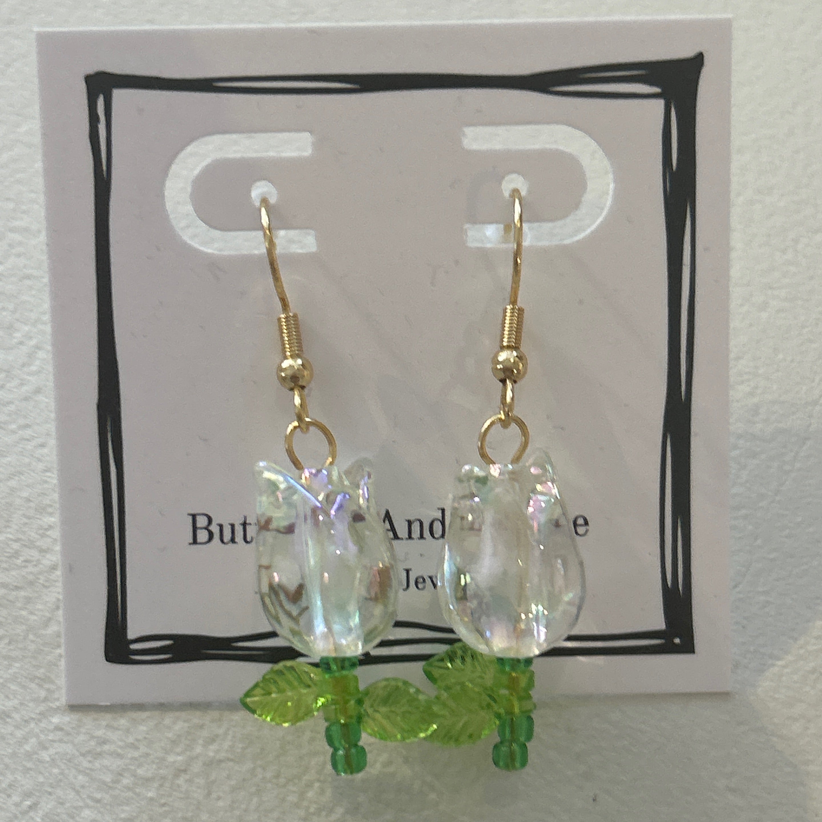 Gold Hook Clear Flower
