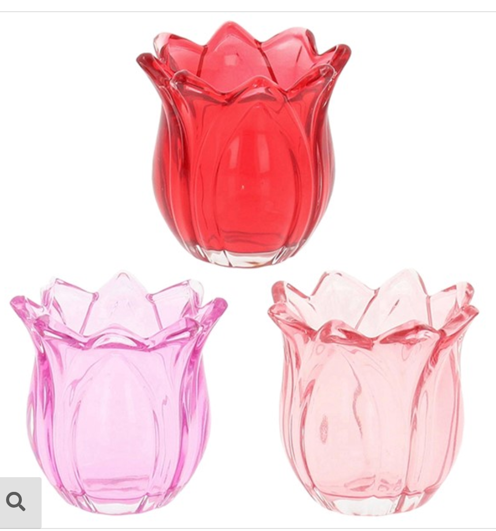 Crystal Tulip Tea-light Holder
