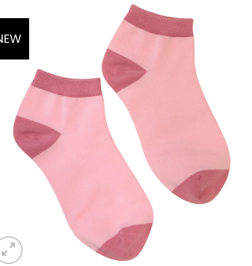 Trainer Socks - Candy Pink
