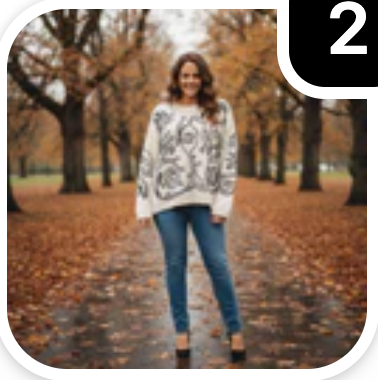 Contrast Stitch Jumper - White