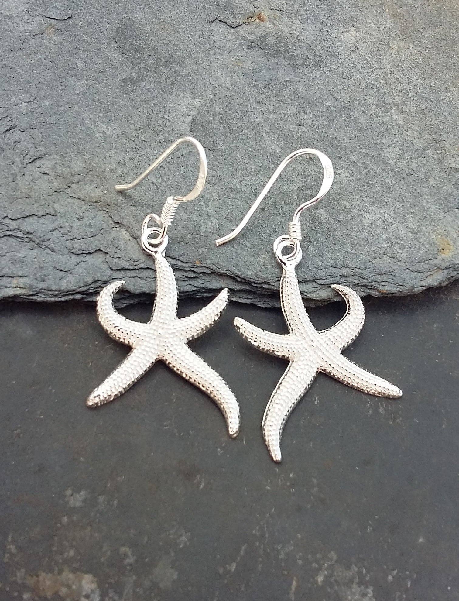 Starfish Drop Earrings - E573BS