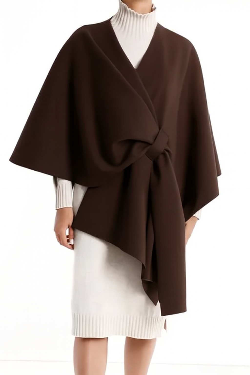 Knot Wrap Cape Poncho Style