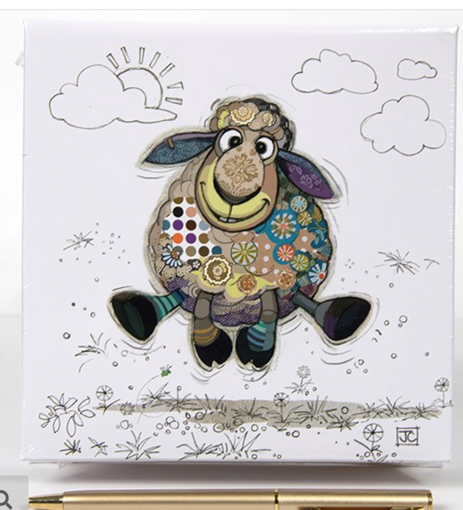 Memo Block - Happy Sheep