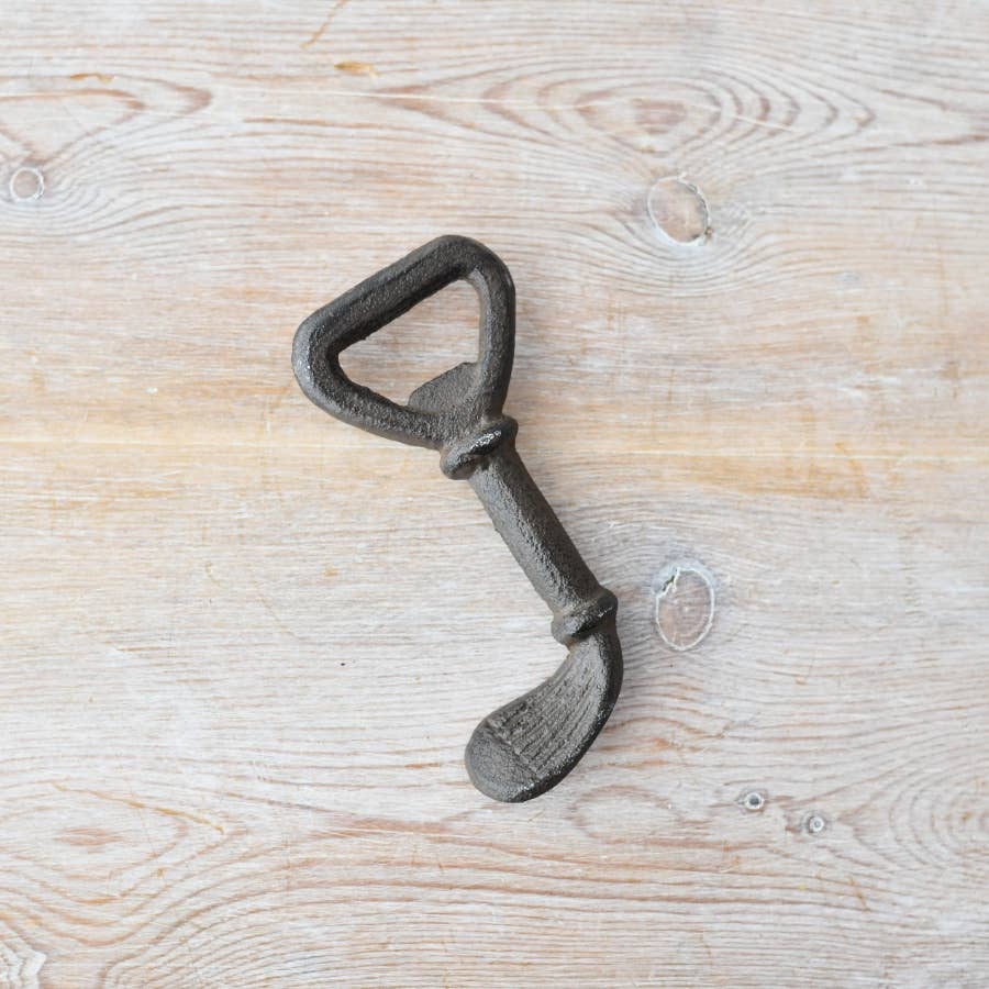 Cast Iron Golf Club Bottle Opener, 6.5cm
